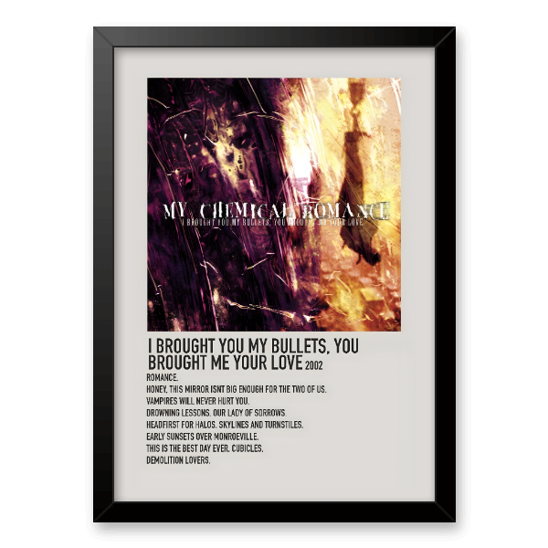Quadro e poster My Chemical Romance - I Brought You My Bullets