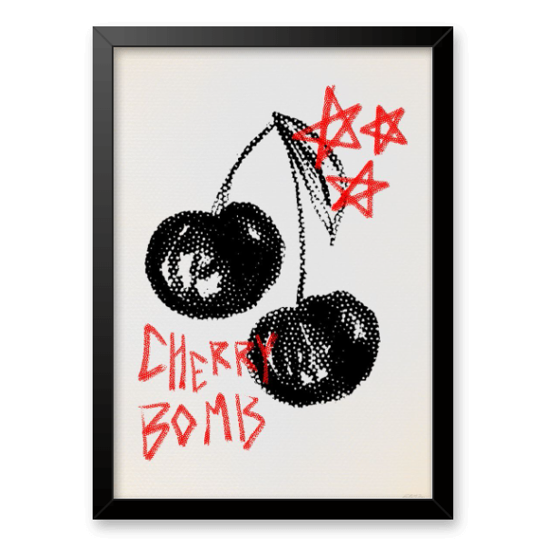 Quadro e poster Cherry Bomb - Quadrorama