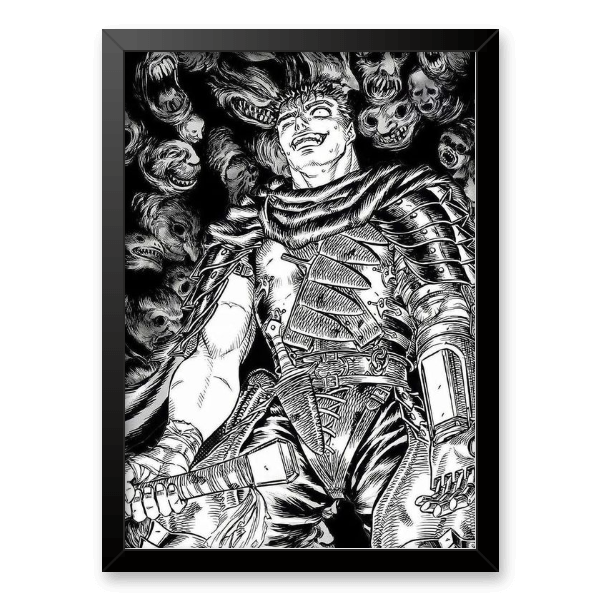 Quadro e poster Guts Espiritos - Berserk - Quadrorama