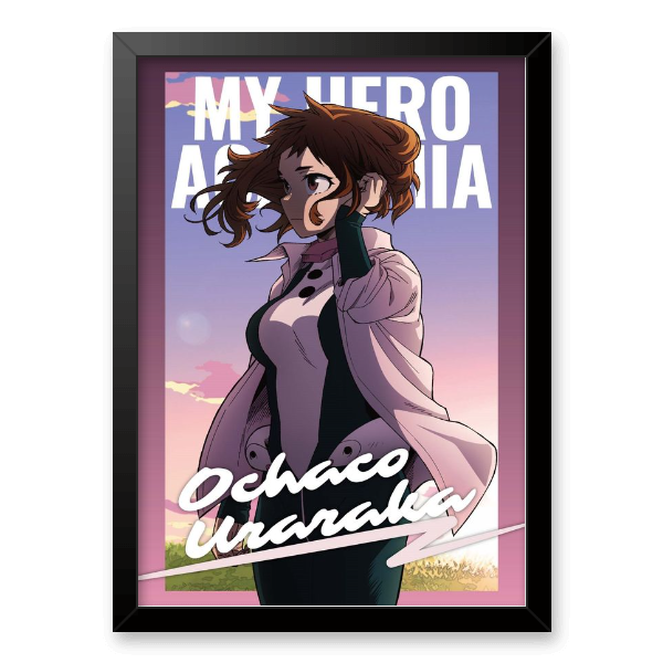 Quadro e poster Ochaco Uraraka - Boku no Hero - Quadrorama