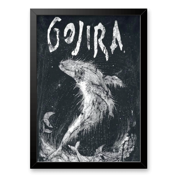 Quadro e poster Whale Gojira - Quadrorama