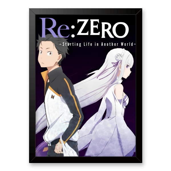 ポスター zero Quadro e poster Re:Zero - Quadrorama