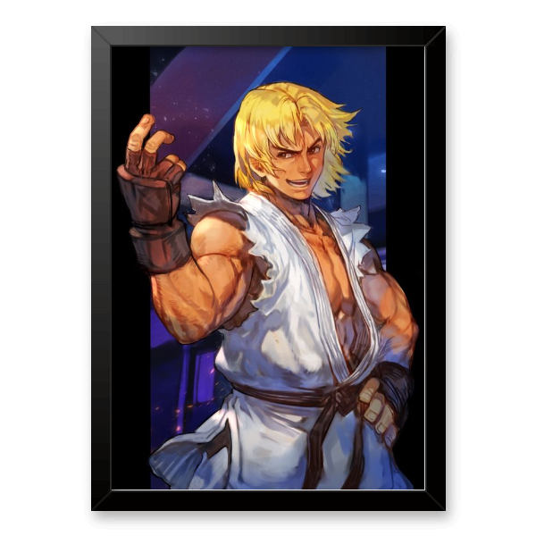 Quadro e poster Ken - Street Fighter - Quadrorama