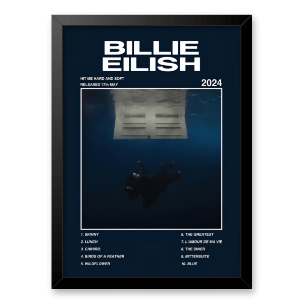 Quadro e poster Billie Eilish - Hit Me Hard And Soft - Quadrorama