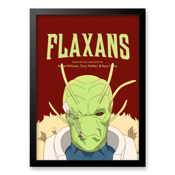ハンス・ネレマン  ポスター Quadro e poster Flaxans - Invencivel - Quadrorama