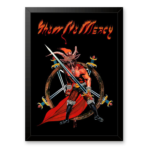 NO MERCY ポスター Quadro e poster Slayer - Show No Mercy - Quadrorama