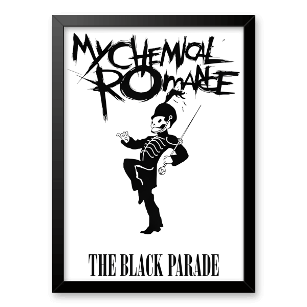 MY CHEMICAL ROMANCE THE BLACKPARADE （4ほ） Quadro e poster My Chemical Romance - The Black Parade - Quadrorama