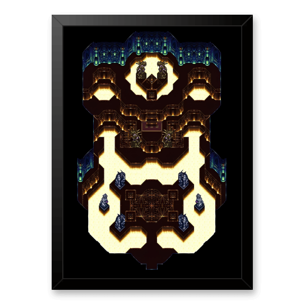 Quadro e poster Chrono Trigger "Sun Palace" - Quadrorama