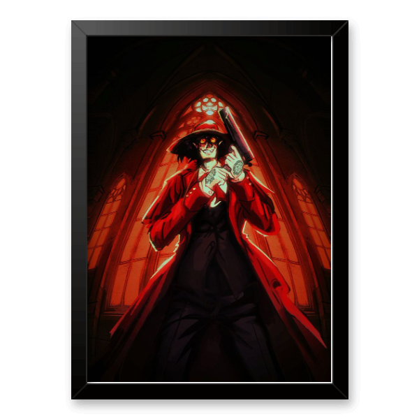 Quadro e poster Red Alucard - Hellsing - Quadrorama
