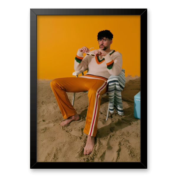 Ban Bunny ポスター Quadro e poster Bad Bunny - Quadrorama