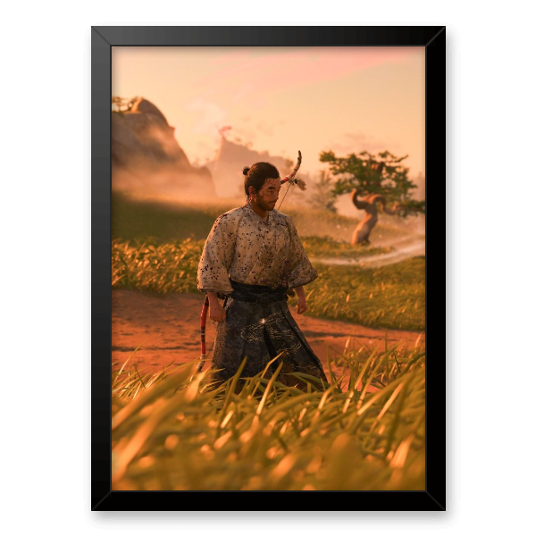 Quadro e poster Jin Sakai - Ghost of Tsushima - Quadrorama