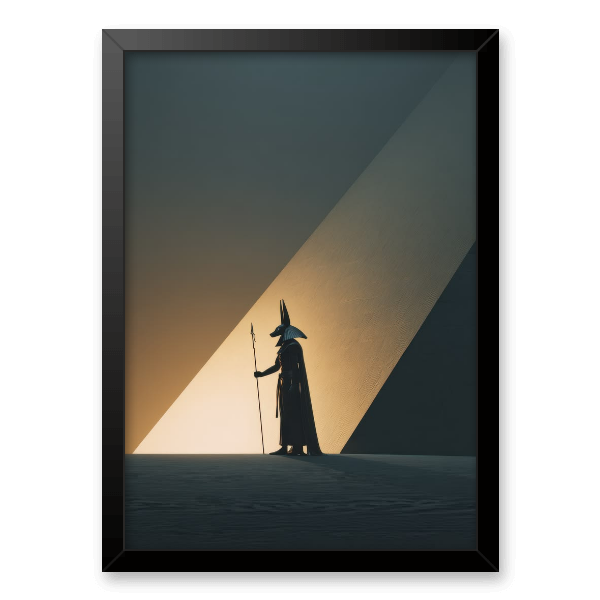 Quadro e poster Anubis Iluminado - Quadrorama